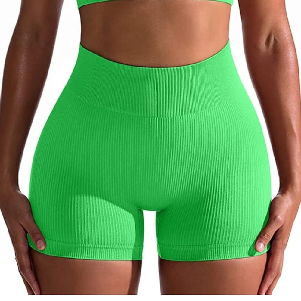 Seamless Ribbed High Waist Legging Sports💚
